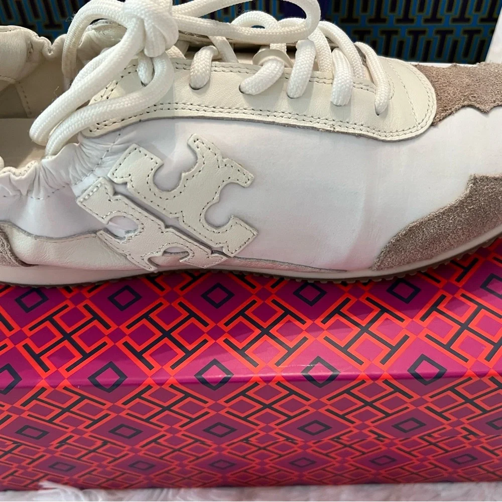 🎉HPx2🎉 Tory Burch Vintage Double T Trainer Sneakers